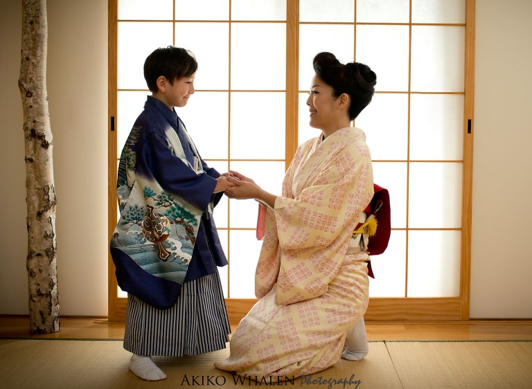 Shichi Go San, Shichi Go San Photography, 753, Boy in Kimono in Japanese Room