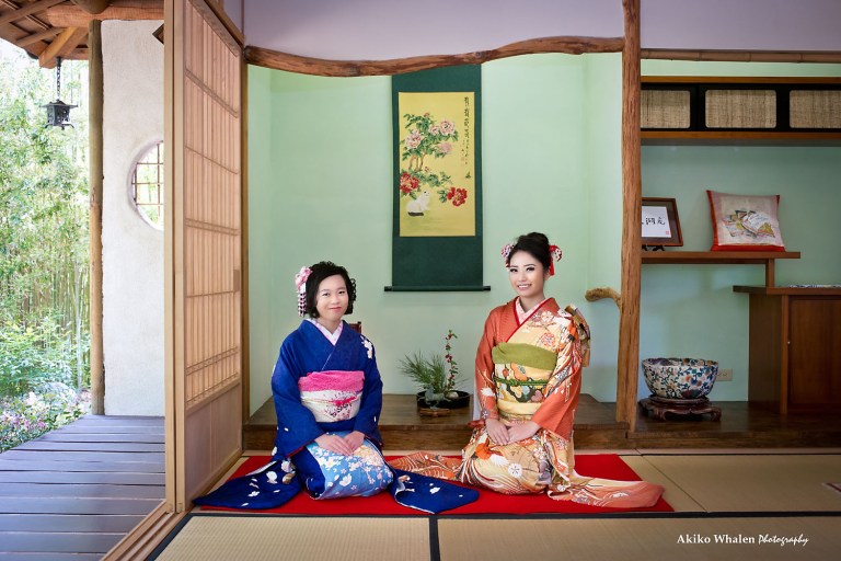 Storrier Stearns Japanese Garden, Kimono Photo Session, Pasadena