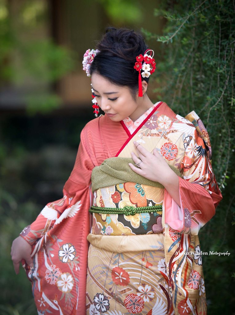 Storrier Stearns Japanese Garden, Kimono Photo Session, Pasadena